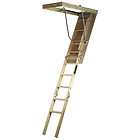   Ladder S224P 250 Pound Duty Rating Wooden Attic Ladder EZ Hang