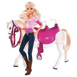 Buy Barbie Doll & Tawny Horse Walking Together from our Barbie 