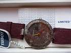 new burgundy r150 tissot rockwatch rock watch w box returns