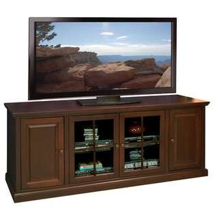   Furniture Roosevelt Park 73 TV Stand in Brown Cherry 