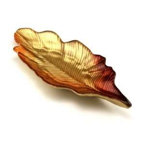  Arda Glassware 67660110 Willow Leaf Handmade 4,5X11 in 