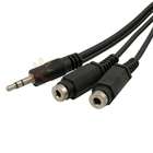 New 3.5mm Stereo Headphone Y Splitter Cable for  MP