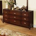 Furniture of America Chest Antique Cherry Oak Finish
