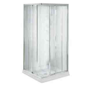   Economy 32 in. x 32 in. x 72 in. Corner Entry Shower Kit 