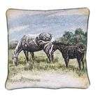 simply home western horse animal decorative throw pillow 17 x