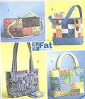 FAT QUARTERS BAGS TOTES PURSES ~~ Sewing Pattern