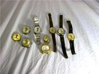 LOT OF DISNEY MICKEY MOUSE DONALD DUCK WATCHES TIMEX BRADLEY LORUS FOR 