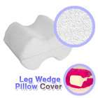 AB Marketers LLC Leg Wedge Pilllow Cover White