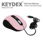 KEYDEX Warmer Mice USB Scroll Wheel Warmer Warm Mouse for PC Laptop 