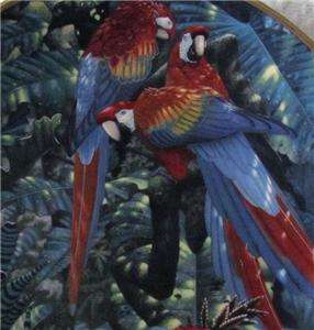 FULL Plates MIRACLES OF RAINFOREST By RICHARD SLOAN,Macaw,Parrots 
