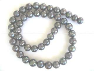 wholesale AA 9 10mm black round freshwater pearl beads  