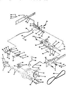 WESTERN AUTO Tractor Mower deck Parts  Model AYP8209A79 