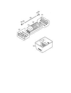 KENMORE ELITE Refrigerator Ice maker Parts  Model 79577569600 