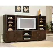 Home Styles City Chic Back Panel and Entertainment Console at  