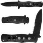 Whetstone 4.5 Inch Spring Assisted Tactical Pocket Knife   Black