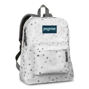  JanSport SuperBreak Classic Backpack   WHITE SILVER 