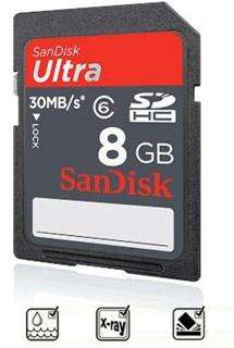   GENUINE ULTRA ClASS 6 SD HC SDHC 8GB 8G 8 GB SD MEMORY CARD 30MB/S