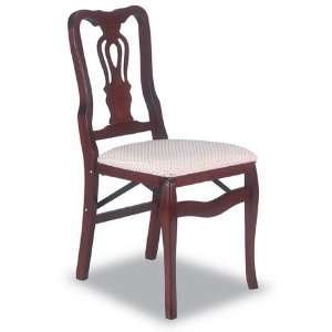  Queen Anne Back Folding Chair by Stakmore, 1685V , (Set of 2 Chairs 