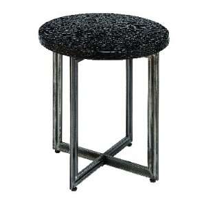  Attractive Metal Wood Leatherette Table Furniture & Decor