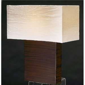   lamp with stucco textured shade 13.5X 7X 16.5 tall