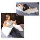 Hudson Side Sleeper Body Support Pillow   White   8H x 16W x 72D 