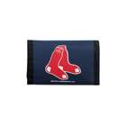 CAS Boston Red Sox Nylon Trifold Wallet Plastic Photo Credit Card 