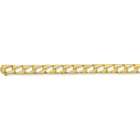 JewelBasket Mens Bracelets 14k Gold Cuban Curb Link Mens 