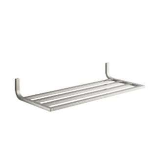   BN Loure Hotelier Bathroom Shelf, Vibrant Brushed Nickel 