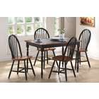Cherry And Black Dining Sets  