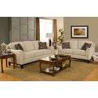 Coaster Carver Beige Chenille Sofa Set by Coaster