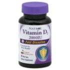 Natrol Vitamin D3, 2000 IU, Fast Dissolve, All Natural Wild Cherry 