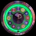 Neonetics Inc Remisa Billiard Ball Green Neon Clock