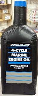 Quicksilver 4 Cycle Marine Engine Oil Inflatable Sign  