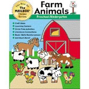   Education Center TEC3185 Theme Book Farm Animals Gr Pk k Toys & Games