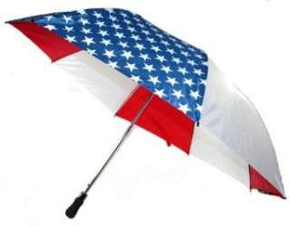  American Flag Auto Open Folding Golf Umbrella by 