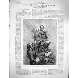   1878 Scene Louis Bonaparte Bayonets Weapons War Print