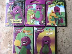 Huge LOT Barney and Friends Authentic DVD NEW SET E  