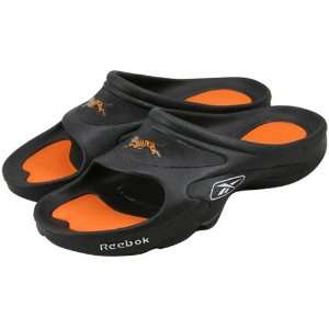  Reebok Cincinnati Bengals Black NFL Mojo Slide Sandals 
