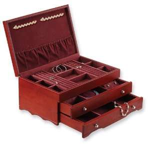  Cherry Solid Wood Jewelry Box Jewelry