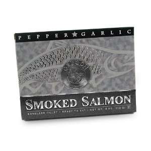 Pepper Garlic Smoked Salmon Fillet 4oz  Grocery & Gourmet 