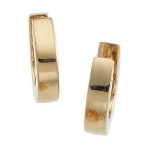  14k Yellow Gold Hinged Earrings 