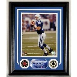  Peyton Manning Game Used Football Photomint Sports 