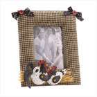 SWM 37361 Fabric Chicken Decorative Photo Picture Frame