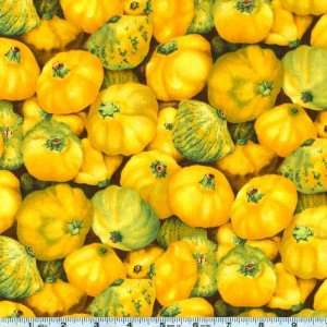   Farmers MarketSquash Yellow Fabric By The Yard Arts, Crafts & Sewing