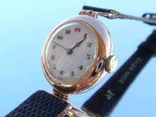 ROLEX Ladies 9k Gold Watch 1920 Antique Vintage 9ct  