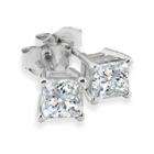 Square Diamond Studs  