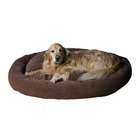 Everest Pet Microfiber Bagel Dog Bed in Brown   Size Large (32 x 42 