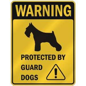  WARNING  STANDARD SCHNAUZER PROTECTED BY GUARD DOGS  PARKING 