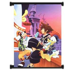 Kingdom Hearts Game Fabric Wall Scroll Poster (16x23) Inches