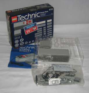 1980s LEGO TECHNIC #8720 POWER PACK SET COMPLETE IN ORIGINAL BOX 